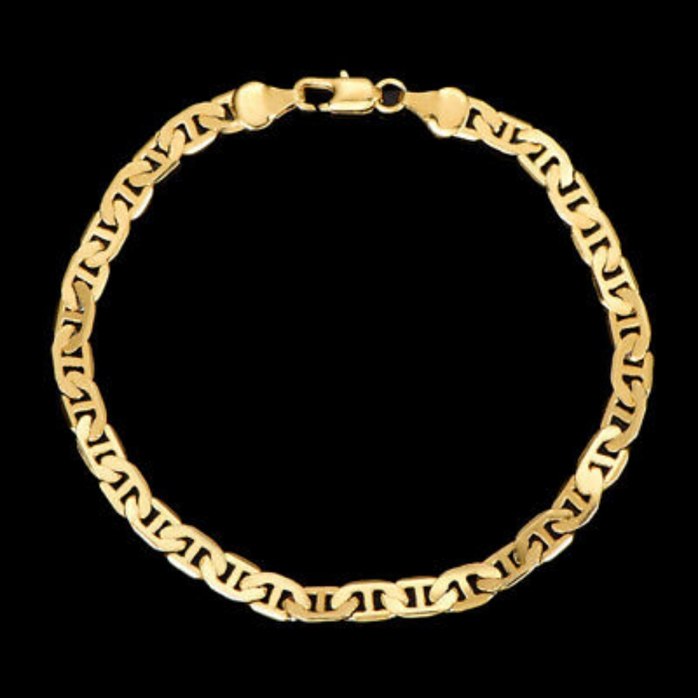 18kt Gold Filled Chain Link Design Bracelet